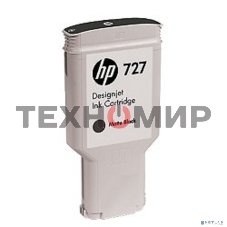 Картридж струйный HP 727 C1Q12A черный матовый, 300мл, для Designjet T920/T1500/T2500