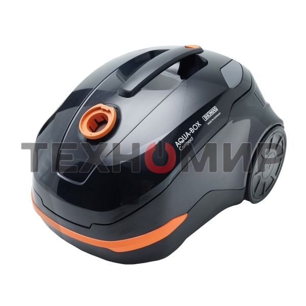 Пылесос Thomas Aqua-Box Compact черный/оранжевый 320/1600Вт уборка сухая, сбор воды, мойка воздуха, пылесборника нет