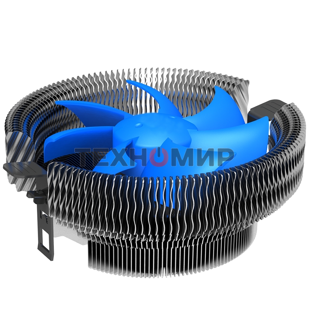 Кулер CROWN для процессора CM-90 (Для Intel и AMD,TDP до 95 Ватт,Низкая посадка радиатора,Гидродинамическии подшипник,Размер: 115x110x57 мм)