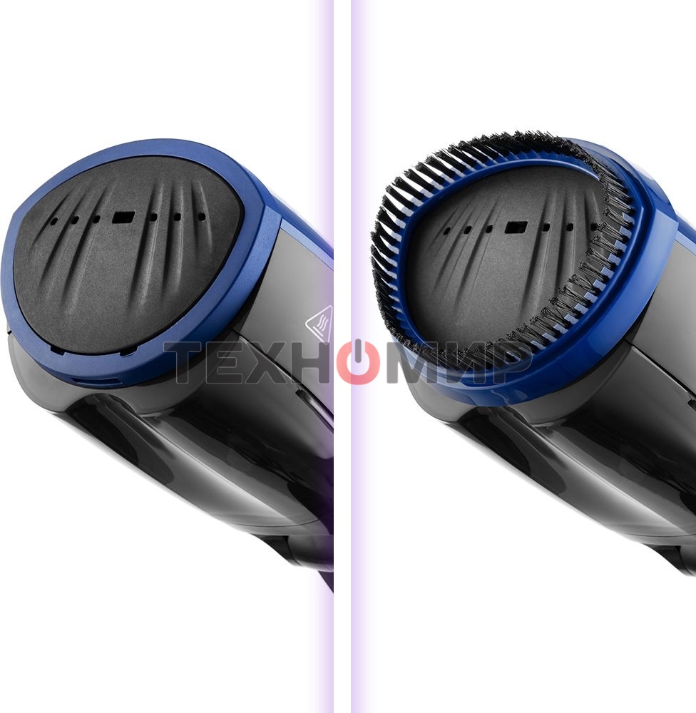 Отпариватель Kitfort КТ-987 черный/синий, 1200 Вт, 12 г/мин, 100 мл