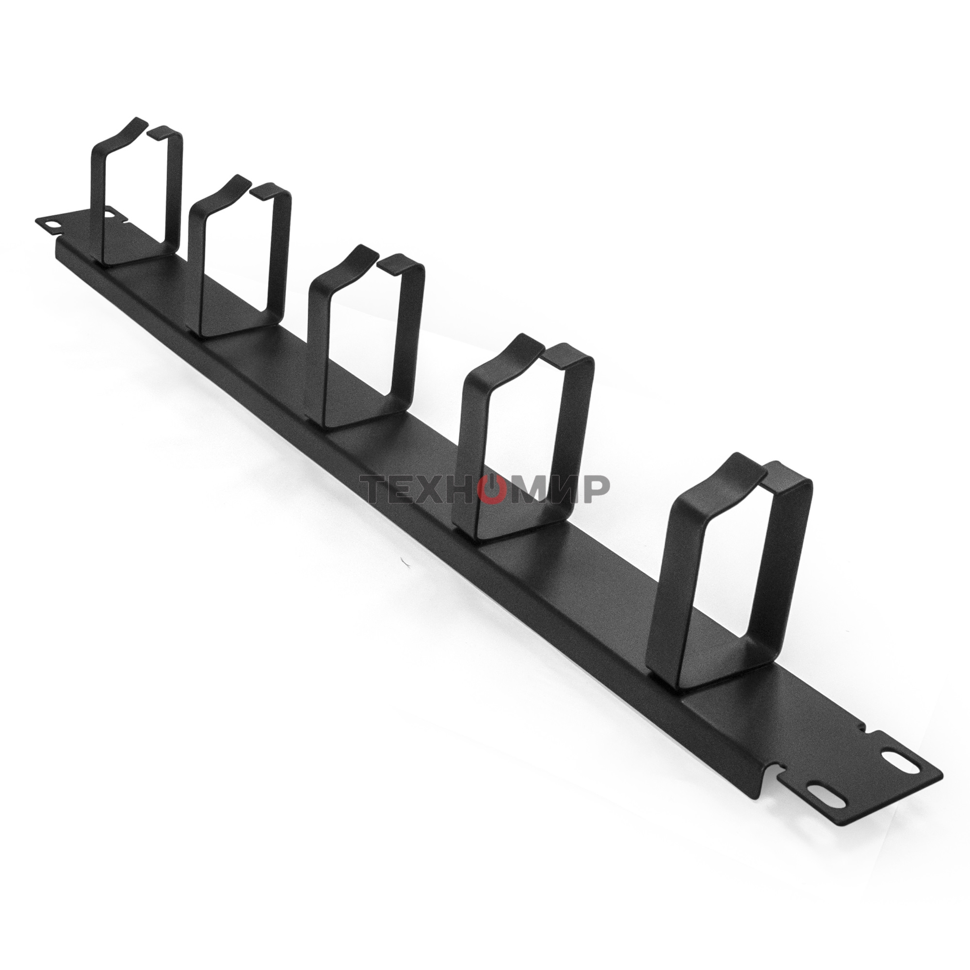 Кабельный органайзер ExeGate CM19-1U-5MR (горизонтальный 19
