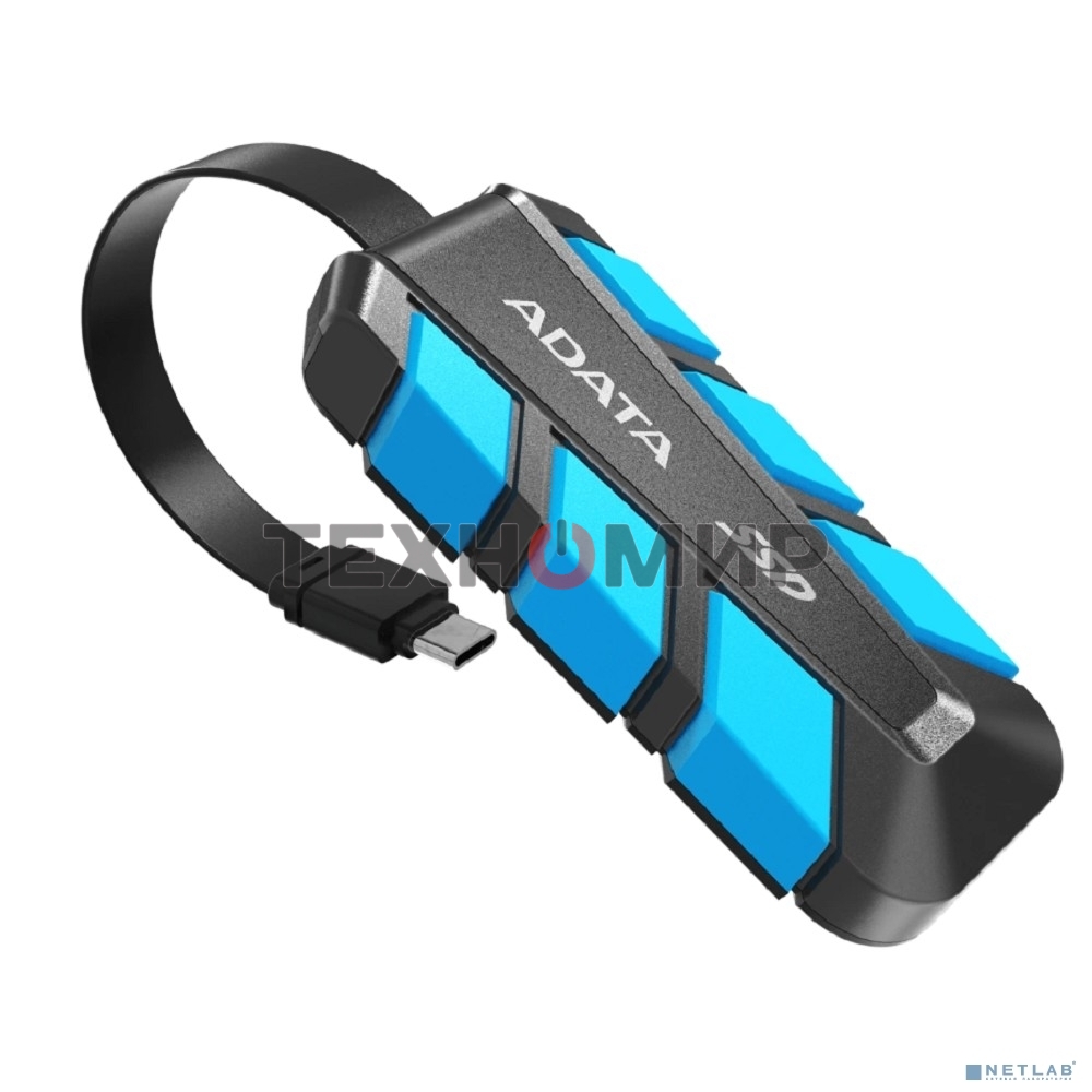 Внешний SSD ADATA SC740, 1TB, USB 3.2 Gen 2 Type-C, R/W 1050/1000, синий