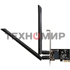 Сетевой адаптер ORIGO OWN1200A/A1A PCI-E Wi-Fi AC1200, 2.4/5 ГГц, 2 съемные антенны 5 dBi