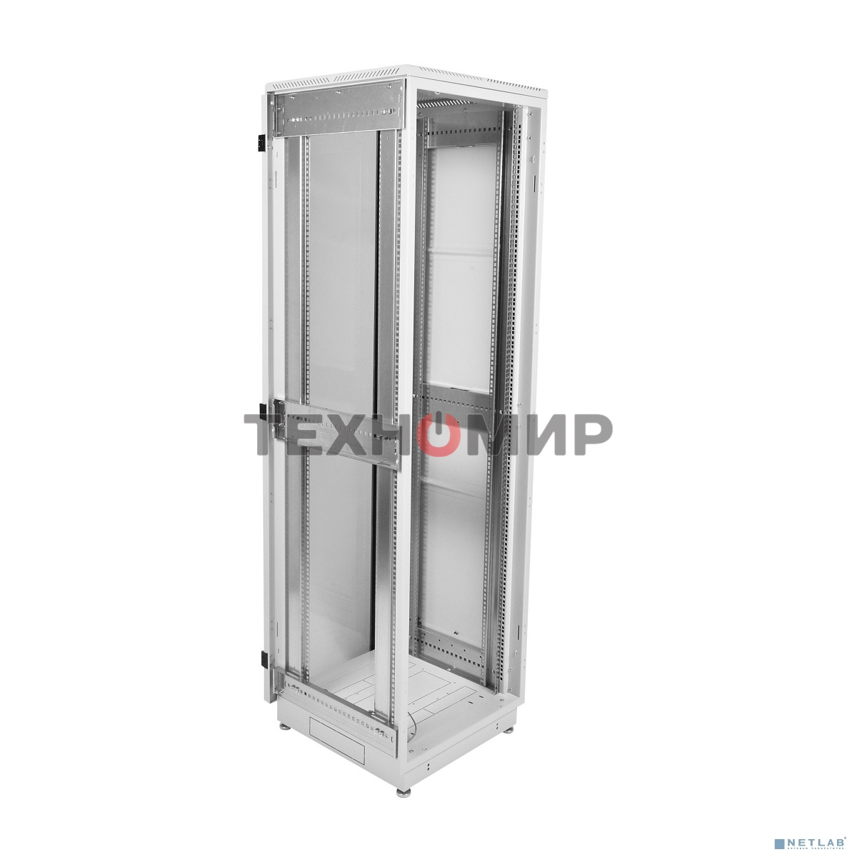 Шкаф телеком. напольный 42U (600x1000) дверь перфориров. 2 шт. (ШТК-М-42.6.10-44АА) (3 коробки)