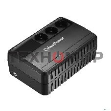 Источник бесперебойного питания CyberPower BU725E 725VA/390W (3 EURO) 