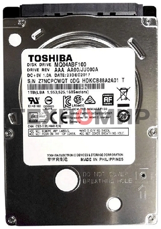 Жесткий диск Toshiba 1Tb 5400rpm MQ04ABF100 128Mb 2.5