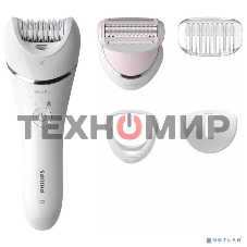 Эпилятор Philips скорости, широкая головка, Wet&Dry, беспроводной