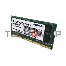 Оперативная память Patriot, DDR3L, 4GB (1x4 GB), 1600 MHz, CL11, SO-DIMM