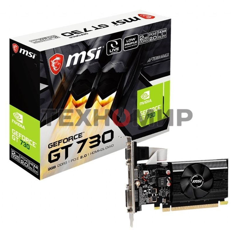 Видеокарта MSI N730K-2GD3/LP PCIE16 GT730 2GB GDDR3