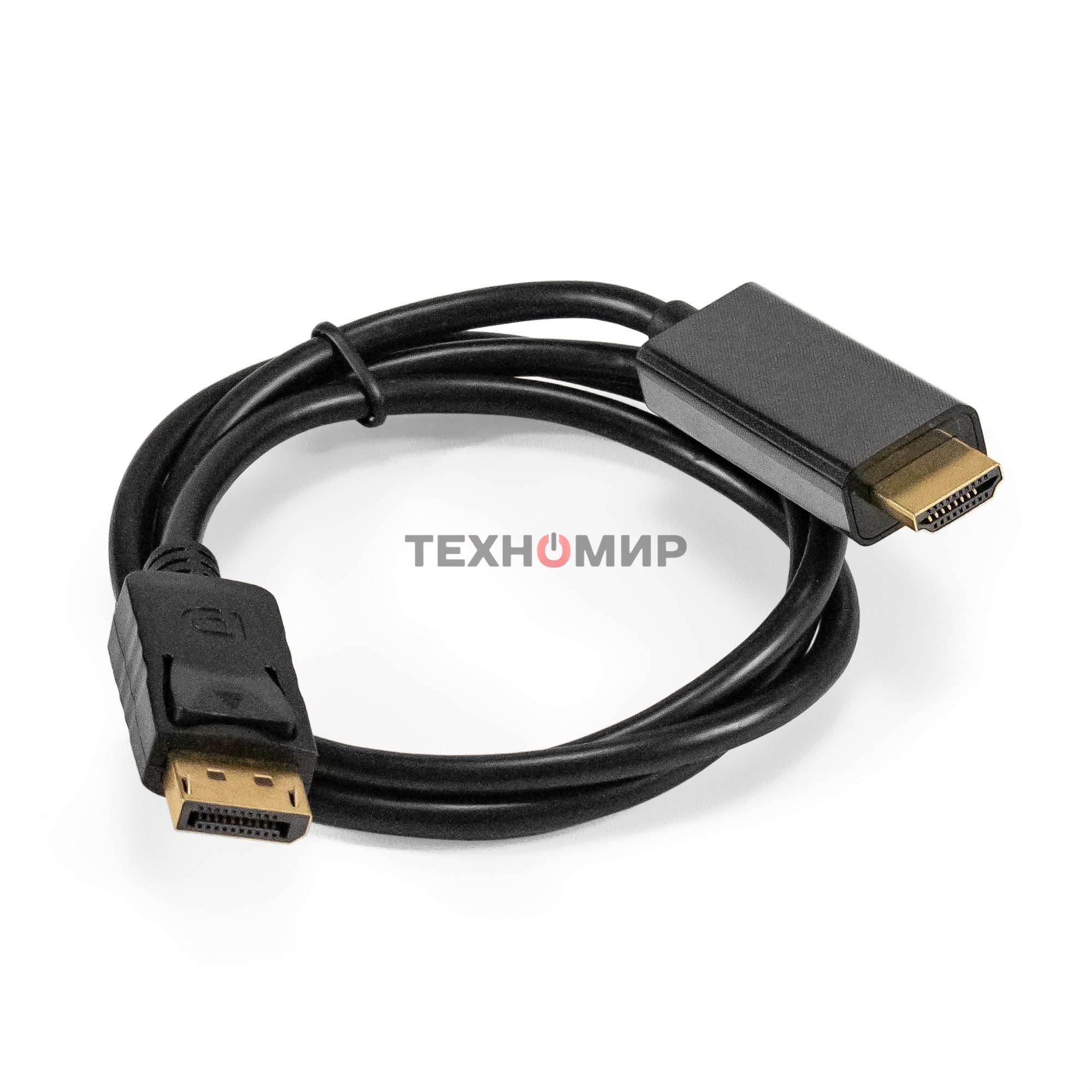 Кабель DisplayPort-HDMI ExeGate EX-CC-DP-HDMI-1.0 (20M/19M, 1,0м, экран)
