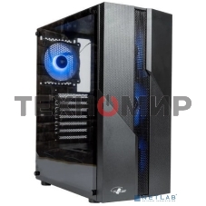 Компьютерный корпус ATX Eurocase A85 4ARGB черный без БП закаленное стекло USB 3.0