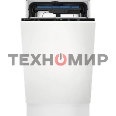 Встраиваемая посудомоечная машина Electrolux EEA23200L, черный, 44.6 см, 10 компл., 46 дБ, класс E