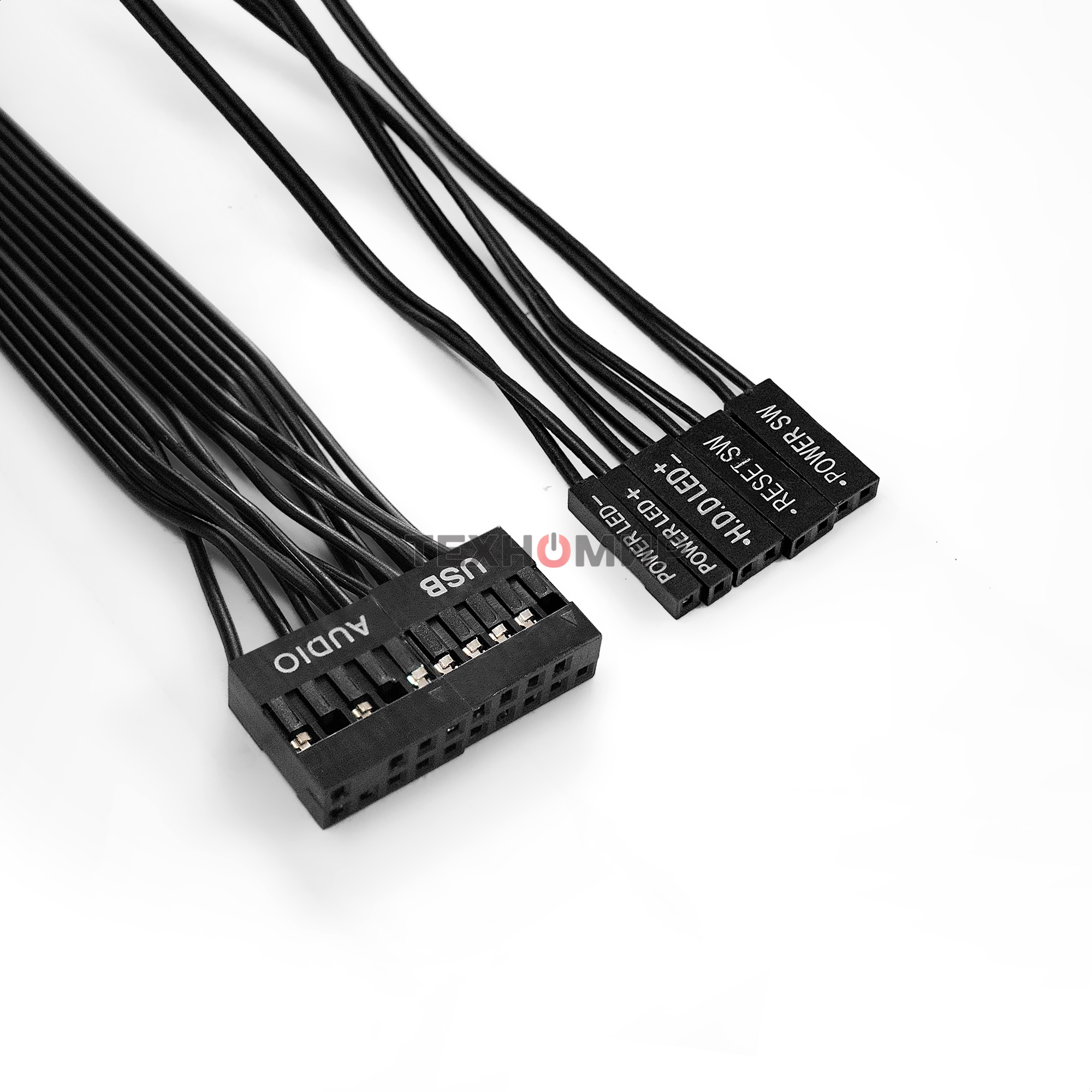 Компьютерный корпус Miditower ExeGate AA-440-AA400 (ATX, AA400 8 см, 2*USB, аудио)