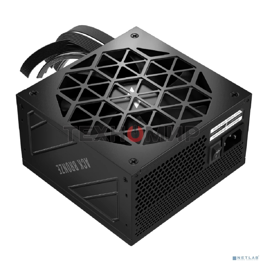 Блок питания 1STPLAYER ACK BRONZE 650W (HA-650AA2), 650Вт, 80 PLUS Bronze, 140мм, черный