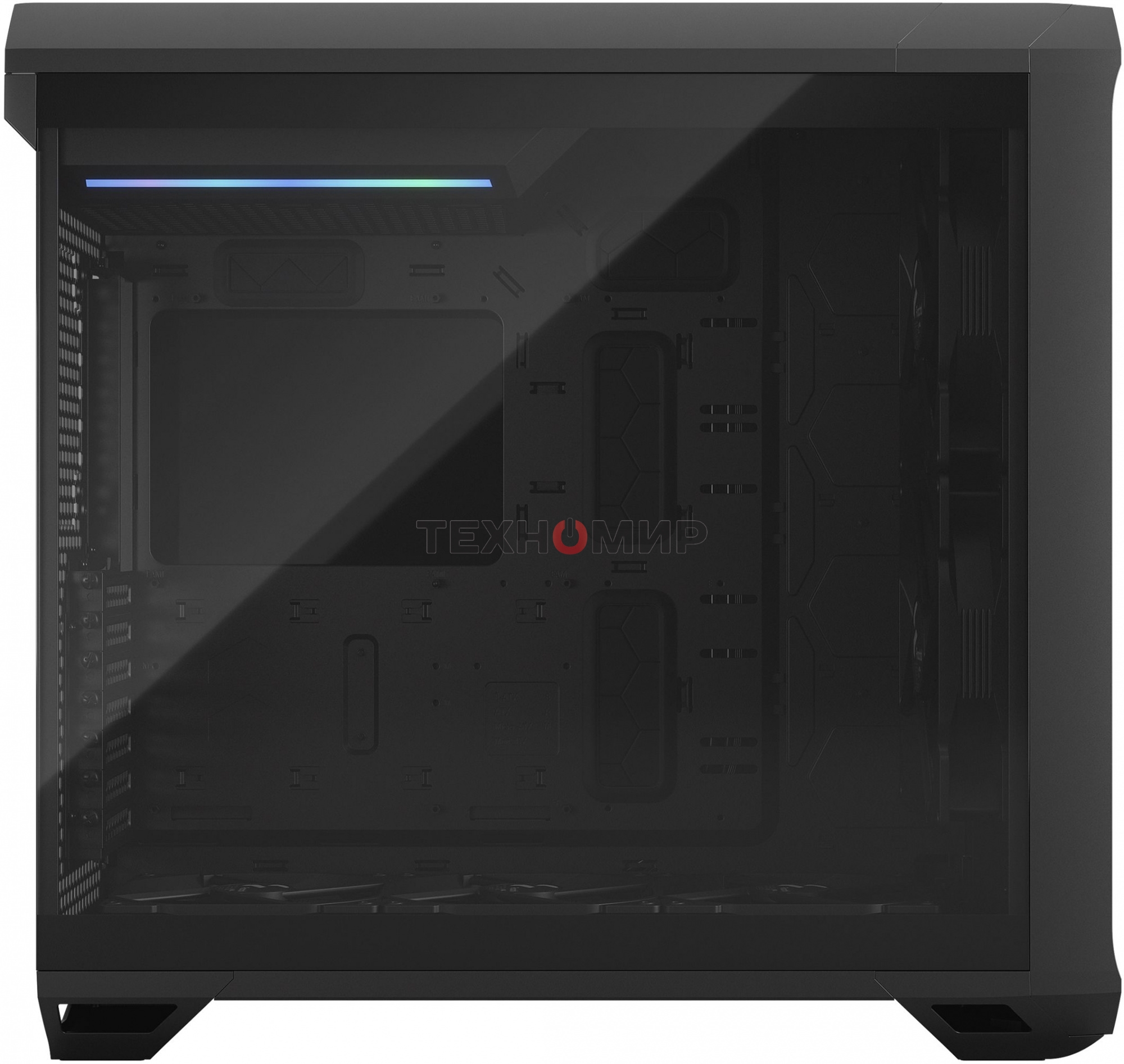 Компьютерный корпус Fractal Design Torrent Black TG Light Tint/E-ATX, TG, 2x3.5, 4x2.5, 7xPCI, 1xUSB-C, 2xUSB3.0/2x180mm, 3x140mm fans inc./FD-C-TOR1A-01