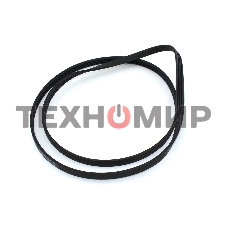 Ремень 1208 J4 для стиральной машины Indesit, Ariston, Hotpoint, Margarita черный 1128мм