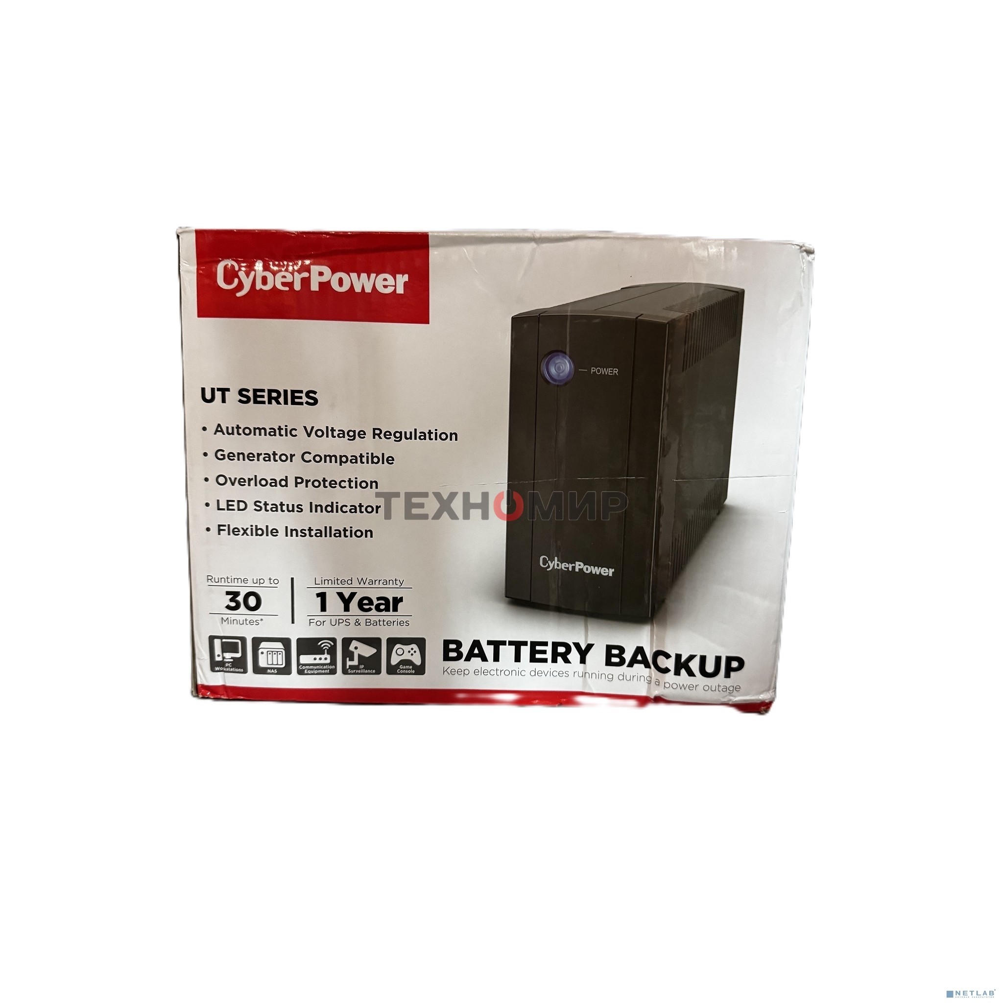 Источник бесперебойного питания (ИБП) тип 2 CyberPower UTC650E