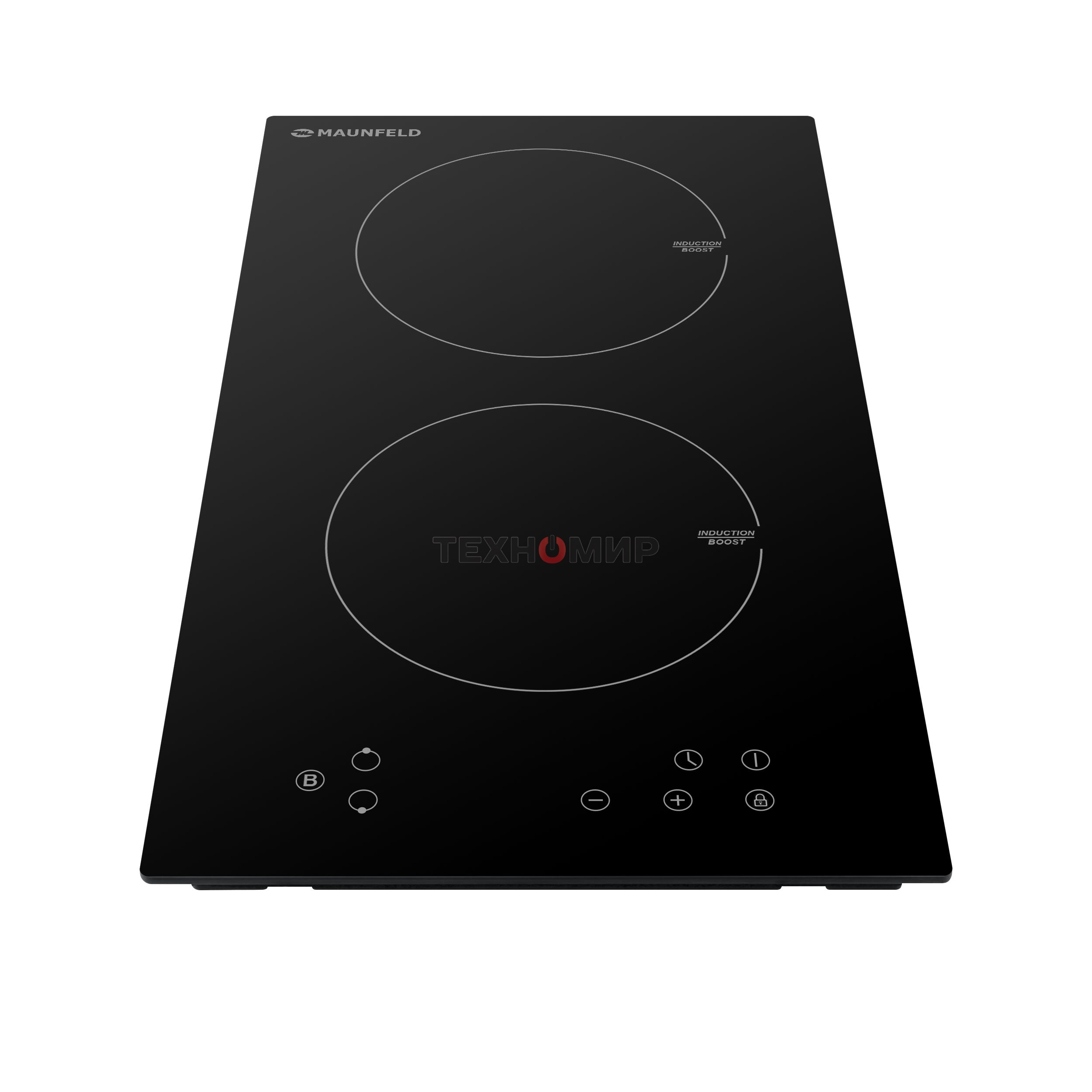 Индукционная варочная панель Maunfeld EVI.292-BK, конфорок: 2 шт., стеклокерамика, независимая, черный