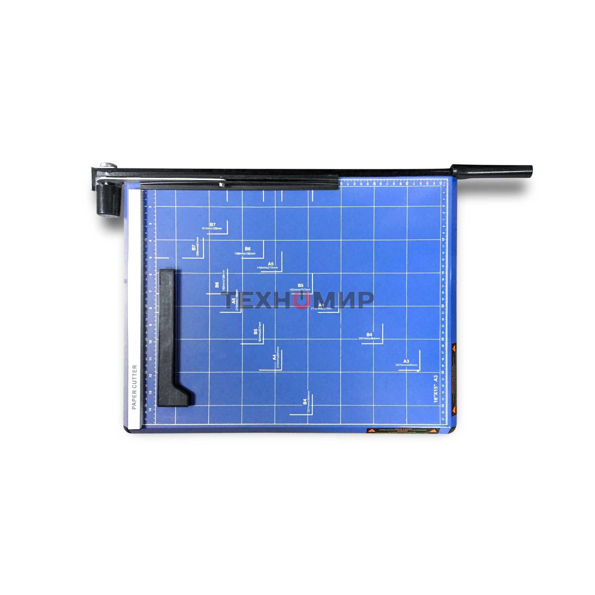 Резак сабельный ГЕЛЕОС РС A3-2 Резак сабельный ГЕЛЕОС РС A3-2, А3, 11-12 листов (70г/м2), прижим механич. корпус металл