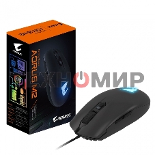 Мышь проводная Gigabyte AORUS M2, USB MICE, IR, BK GM-AORUS M2