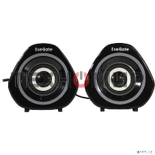 Акустическая система 2.0 ExeGate EX289680RUS Accord 210 (питание USB, 2х3Вт (6Вт RMS), 60-20000Гц, черный, RGb подсветка)
