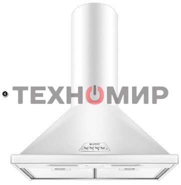 Вытяжка каминная Gefest ВО 1502 белый, 50 см, 600 куб. м/ч, 81 дБ
