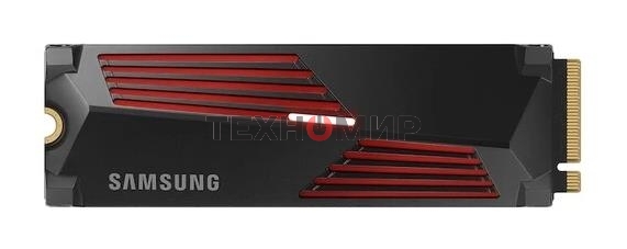 Накопитель SSD Samsung 990 Pro 4Tb, PCIe 4.0 x4, M.2 2280, NVMe, R/W 7450/6900, с радиатором