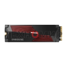 Накопитель SSD Samsung 990 Pro 4Tb, PCIe 4.0 x4, M.2 2280, NVMe, R/W 7450/6900, с радиатором