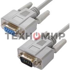 Greenconnect Удлинитель 1.8m COM RS-232 порта GCR- DB9CM2F-1.8m 9M AM/9F AF, пакет Greenconnect Удлинитель 1.8m COM RS-232 порта GCR- DB9CM2F-1.8m 9M AM/9F AF, пакет