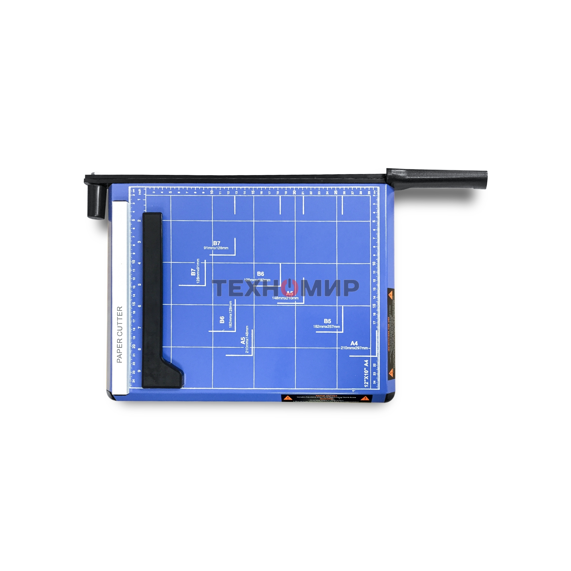 Резак сабельный ГЕЛЕОС РС A4-1 Резак сабельный ГЕЛЕОС РС A4-1, А4, 11-12 листов (70г/м2), прижим механич. корпус металл