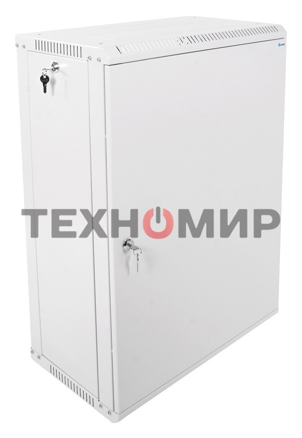 Шкаф телекоммуникационный настенный разборный 18U (600х520) дверь металл, ШРН-Э-18.500.1