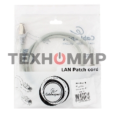 Патч-корд FTP Cablexpert cat.6, 1м, литой, многожильный, серый