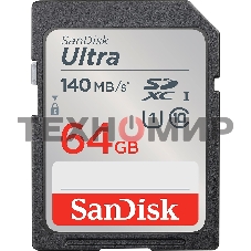 Флеш карта SANDISK SDXC 64Gb UHS-I SDSDUNB-064G-GN6IN
