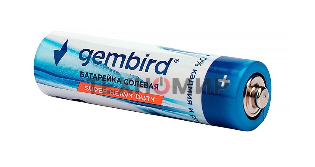Батарейки солевые Gembird GB-R6P-24B, тип AA, 24шт, коробка