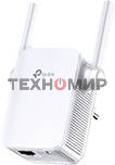 Двухдиапазонный усилитель беспроводного сигнала TP-Link (ретранслятор), 867 Мбит/с на 5 ГГц + 300 Мбит/с на 2,4 ГГц (SOHO RE305) поставляется без кабеля RJ-45