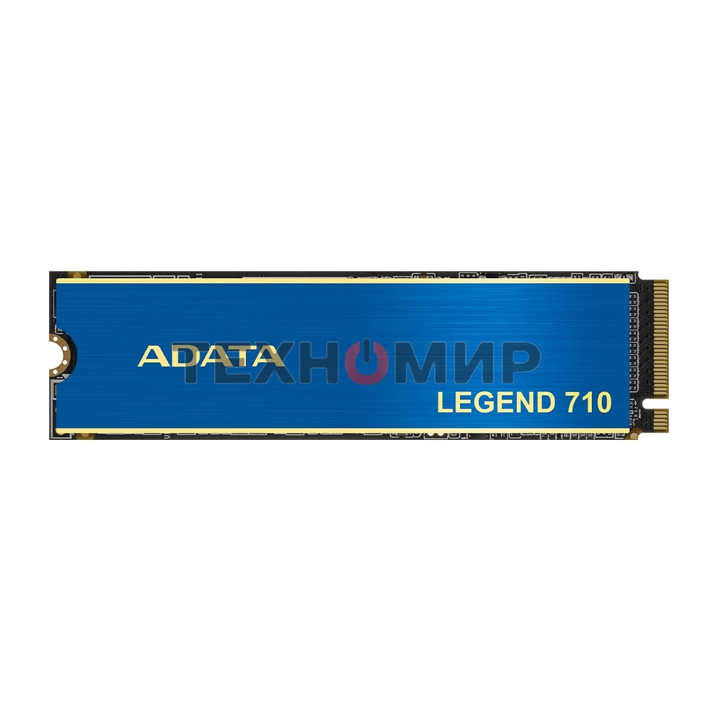 Накопитель SSD ADATA LEGEND 710, 1Tb, PCIe 3.0 x4, M.2 2280, NVMe, R/W 2400/1800, с радиатором