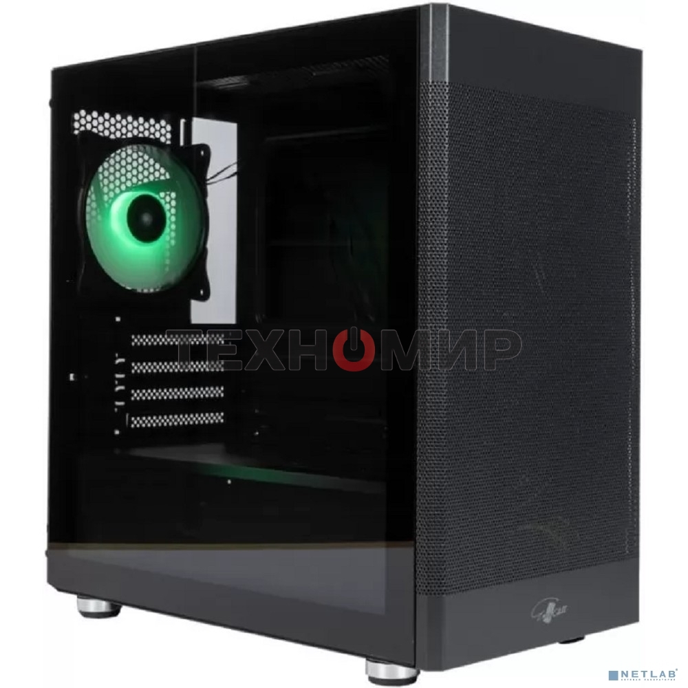 Компьютерный корпус mATX Eurocase M08 ARGB черный без БП закаленное стекло USB 3.0