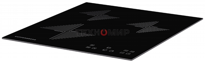 Индукционная варочная панель Kuppersberg ICO 402/ширина 45 см, 2 зоны 1,3 кВт(BOOSTER 1,5 кВт), 1 зона 2 кВт(BOOSTER 2,2 кВт),электронное сенсорное управление, 4 цифровых дисплев, 9 уровней мощности,автоматическое отключение,