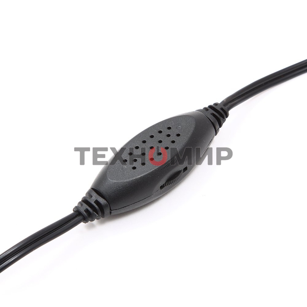 Акустическая система Gembird SPK-203, черный МДФ,2х3 Вт, регулятор громкости, USB