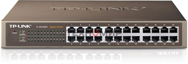 Коммутатор TP-Link TL-SG1024D Коммутатор 24-port Gigabit Switch
