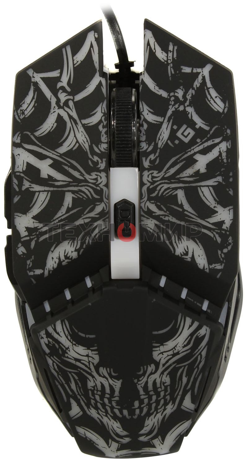 Мышь проводная Defender Prototype GM-670L черный, 2400 dpi, USB, кнопки - 6