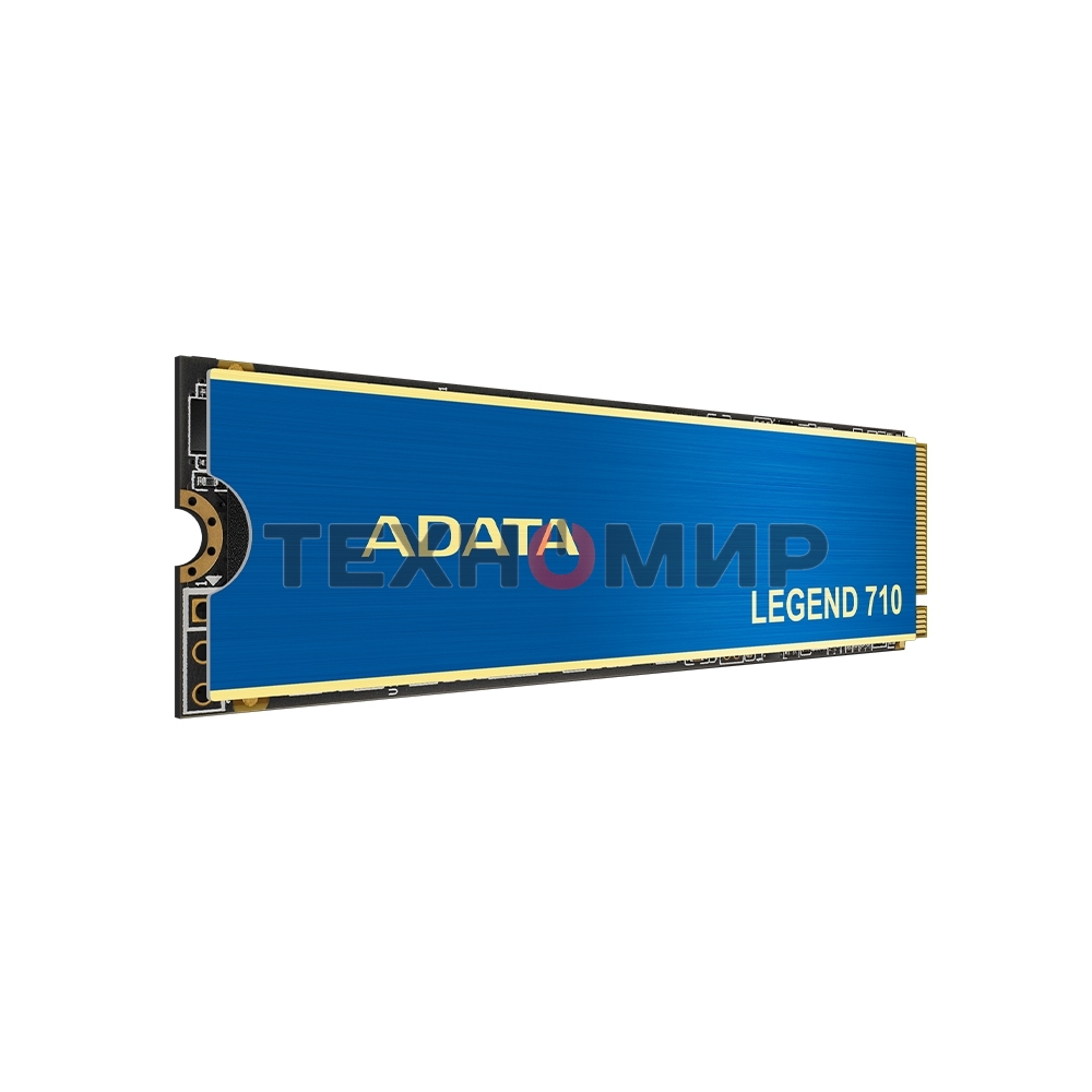 Накопитель SSD ADATA LEGEND 710, 1Tb, PCIe 3.0 x4, M.2 2280, NVMe, R/W 2400/1800, с радиатором