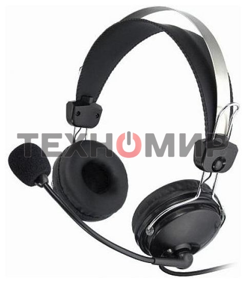 Гарнитура проводная A4Tech HS-7P, черный