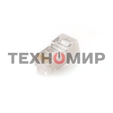 Вилка RJ-45 (8P8C) PLUG5SP/10 универсальная cat.5e экранированная, контакты 30 микродюймов