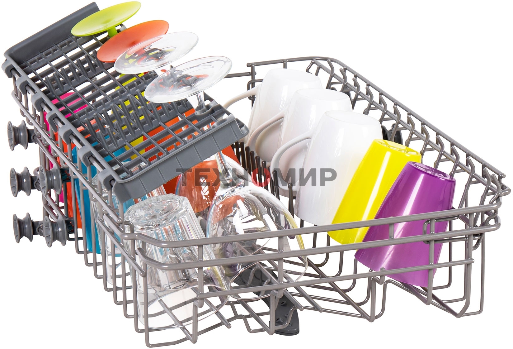 Посудомоечная машина Maunfeld MWF08S, белый, 44.8 см, 9 компл., 49 дБ, класс A+