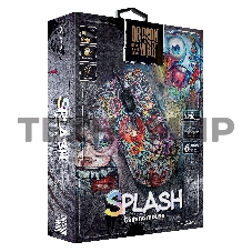 Мышь проводная Qumo Splash M40 черный, 3200 dpi, USB, кнопки - 6