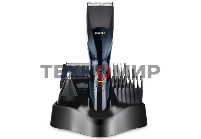 Машинка для стрижки Centek CT-2131 черный Набор для стрижки Centek CT-2131 (черн) 3 В1 + СТРИЖКА + БРИТВА + ТРИММЕР ДЛЯ НОСА