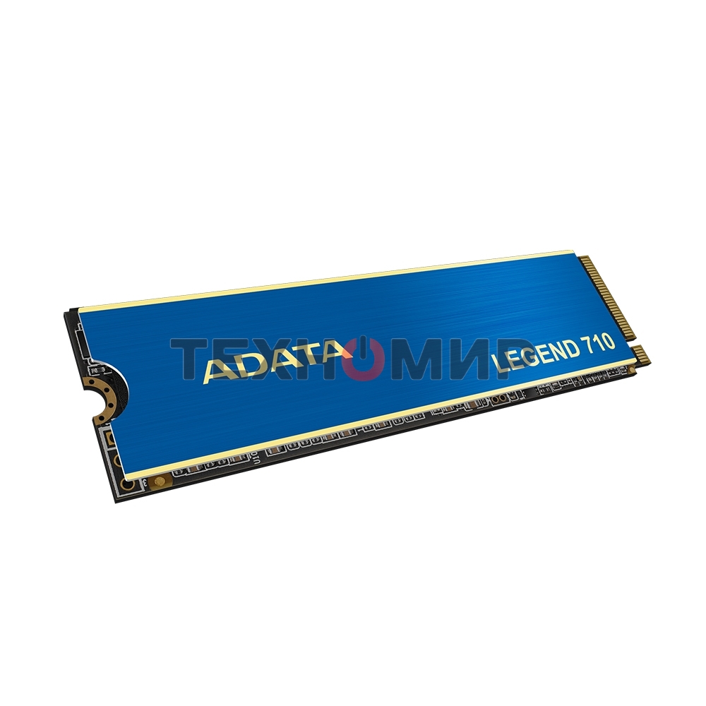 Накопитель SSD ADATA LEGEND 710, 1Tb, PCIe 3.0 x4, M.2 2280, NVMe, R/W 2400/1800, с радиатором