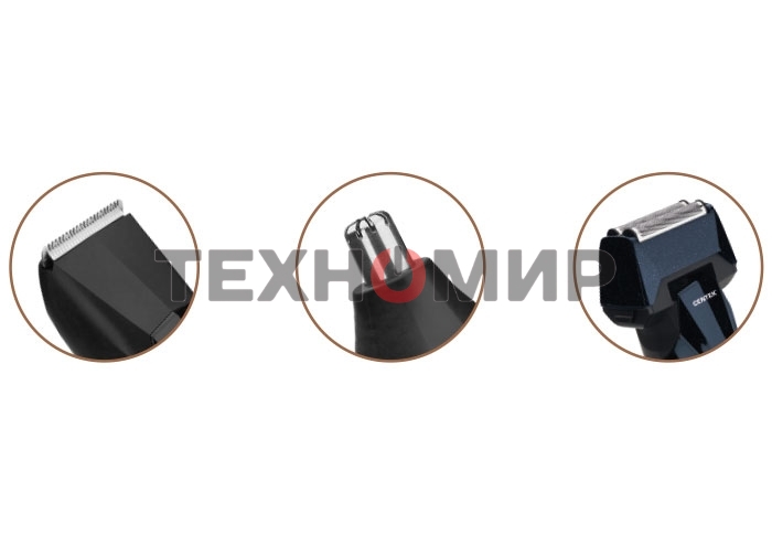 Машинка для стрижки Centek CT-2131 черный Набор для стрижки Centek CT-2131 (черн) 3 В1 + СТРИЖКА + БРИТВА + ТРИММЕР ДЛЯ НОСА