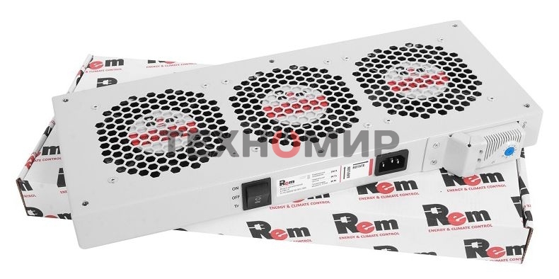 Модуль ЦМО вентиляторный, 3 вентилятора с терморегулятором R-FAN-3T